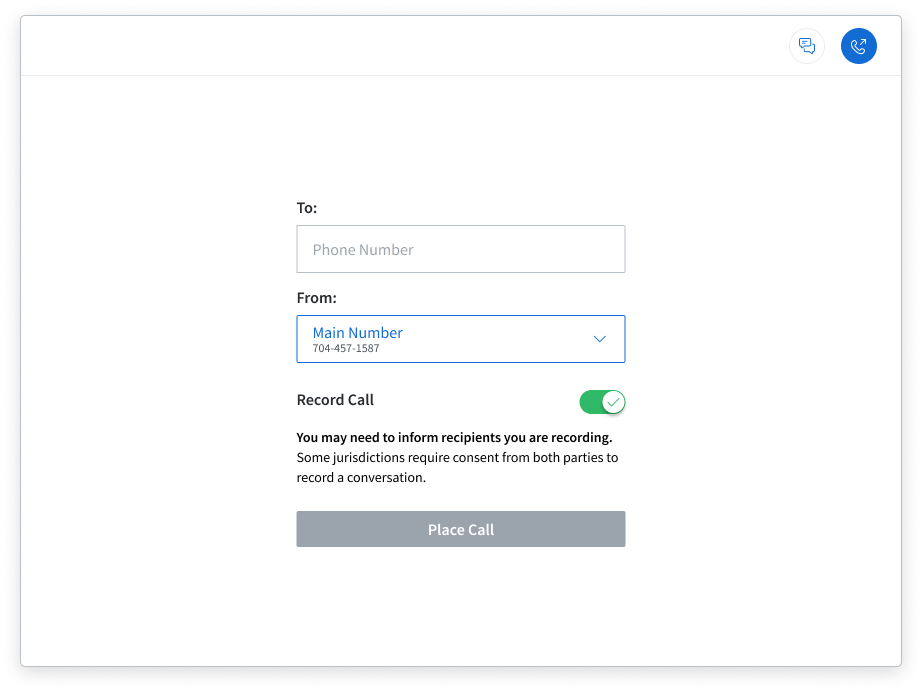 Placing and answering calls in Lead Center CallRail Help Center